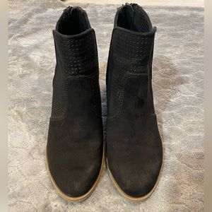 Black ankle boots